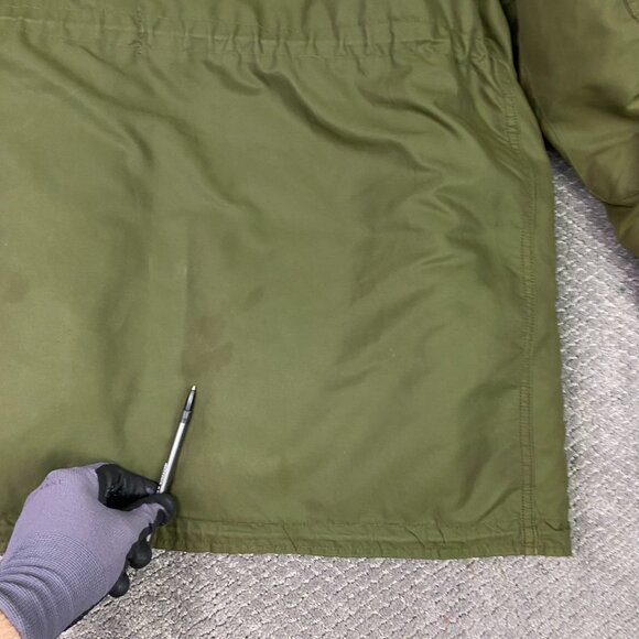 Vintage Canadian Army Parka General Purpose Jacket Men's Large Green Military - Picture 8 of 16